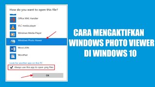 Cara Install Windows Photo Viewer Di Windows 10 [upl. by Iramohs692]