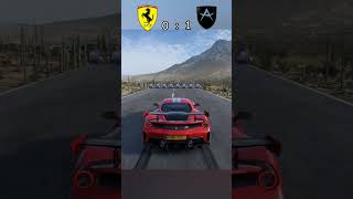 Apollo VS Ferrari  forza horizon 5  shorts [upl. by Acinom492]