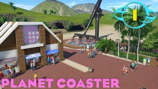 Planet Coaster  Ep 1  Building an Empire [upl. by Anelat]