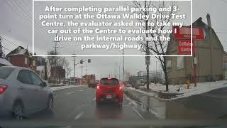 I passed my Canadian G Driving test Ottawa Walkley Drive Test center [upl. by Torbart285]