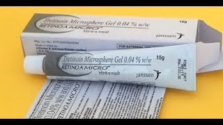 Hindi Review of Retino A Micro Gel For Acne Vulgaris  ClickOnCare [upl. by Dick]