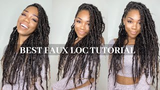 45 😱 SOFT GODDESS LOCS ON 𝟒𝐂 𝐇𝐀𝐈𝐑 🚫𝐍𝐎 WRAPPING 𝐍𝐎 HAIR OUT 𝐋𝐎𝐖 TENSION  𝐈𝐋𝐋𝐔𝐒𝐈𝐎𝐍 CROCHET BRAIDS [upl. by Asiaj]