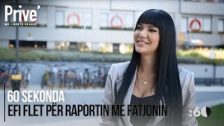 60 sekonda Efi flet për raportin dhe mesazhin e fundit me Fatjonin [upl. by Darrick962]