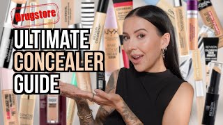 I Bought EVERY DRUGSTORE Concealer amp TESTED Them Back to Back [upl. by Belac]