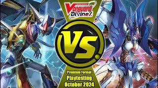 Chronojet Vs Deletors  Cardfight Vanguard Premium Format Playtesting October 2024 [upl. by Ellecrag]