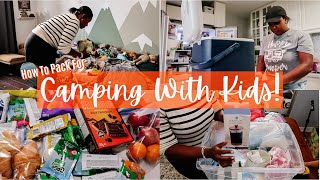 HOW TO PACK FOR CAMPING WITH KIDS  CAMPING ESSENTIALS [upl. by Ciredec]