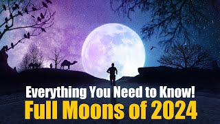 Full Moon 2024  Full Moon Calendar 2024  Astronomy Events 2024  its7EVEN [upl. by Trebliw]