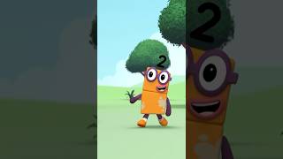 Back to School Counting Fun Colourful Painting Numbers  Part 3  Number Four  Numberblocks [upl. by Akapol802]