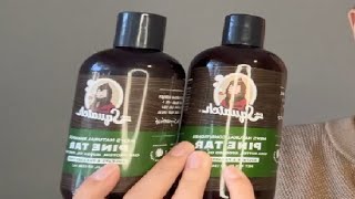 Honest Review Dr Squatch Pine Tar Hair Care Kit [upl. by Eca]