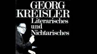 Georg Kreisler  weder noch [upl. by Nitsid825]