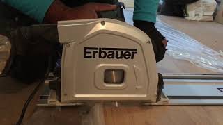 ERBAUER PLUNGE SAW ERB690CSW 185MM 240V 3 of 4 screwfix [upl. by Yeoj982]