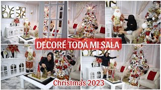 DECORA TU SALA PARA NAVIDAD 2023christmas Decor🎄 [upl. by Atimed]