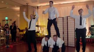 Funny Surprise Groomsmen Dance At Wedding With Bride Reaction [upl. by Fein]