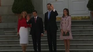 King Felipe IV of Spain meets Mexican President Pena Nieto [upl. by Feinleib]