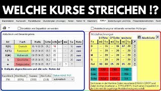 Fächerwahl Oberstufe BW Streichkurse  Kurse streichen [upl. by Enitsenrae299]