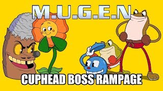 MUGEN Battle Cuphead Boss Rampage [upl. by Sakovich]