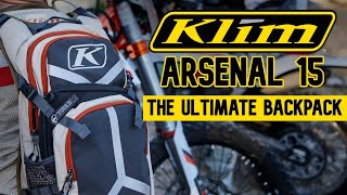 The Ultimate Hydration Pack for Riders  Klim Arsenal 15 [upl. by Alair]