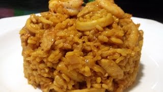 Arroz marinero en olla exprés al estilo de Mariaje [upl. by Brietta]