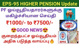 EPS95 Minimum pension hike news  EPFO PF higher pension latest update  PF pension good news epfo [upl. by Ahsert1]