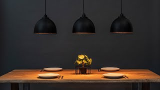 Eettafel hanglamp 3kappen zwartgoud  Straluma 12210644 [upl. by Iur]