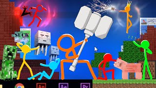 ACTUAL SHORTS  Animation Vs Minecraft Compilation  AvG Reacts [upl. by Mccowyn]