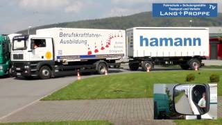 Rangieren mit einem Hängerzug STV Schulungsstätte Transport und Verkehr Lang  Proppe TV [upl. by Elatsyrc]