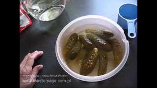 How To Make Polish Pickles  A Classic Poland Food [upl. by Norrabal]