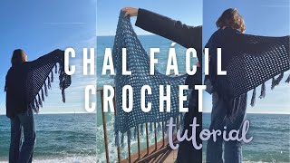 Chal crochet  chal tejido paso a paso [upl. by Leschen]