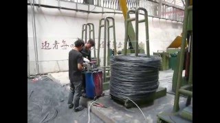 hydraulic wire payoff [upl. by Ennayelhsa443]