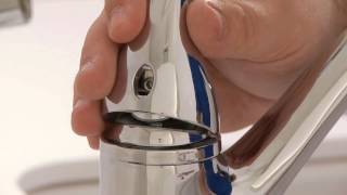 Stop Faucet Handle Leaking  How to Replace a Kitchen Faucet Valve [upl. by Zel]