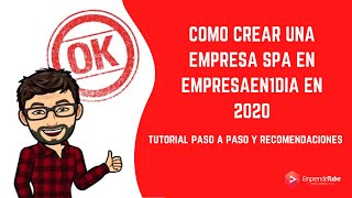 Cómo crear una empresa en Chile Empresa en un día SpA [upl. by Judus309]