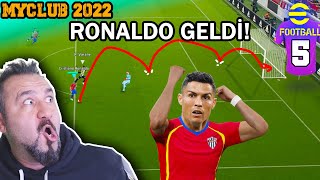 C RONALDO TAKIMDA ⚽ MARADONA EFSANE GOL  PES 2022 Efootball 2022 RÜYA TAKIM 5 [upl. by Auqinot859]