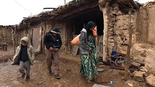 A nomadic woman with her children in the mountains making tethers and tracking sheep [upl. by Emmalee]