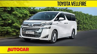 Toyota Vellfire Review  The SuperInnova  First Drive  Autocar India [upl. by Nallij749]