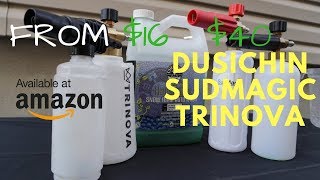 Chemical Guys TORQ Foam cannon vs Amazon DUSICHIN SFL001 SIDE BY SIDE WHO WON [upl. by Kaitlynn]