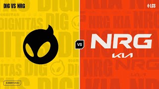 DIG v NRG  Week 9 Day 1  LCS Summer Split  Dignitas v NRG Kia  Game 5 2024 [upl. by Dazhahs]