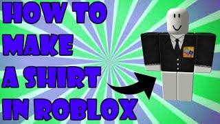 HOW TO EASILY MAKE A SHIRT ON ROBLOX easiest way [upl. by Selimah745]