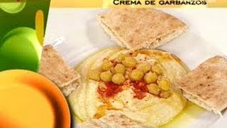 ¿Qué comemos hoy  Receta de crema de garbanzos humus [upl. by Nugent]