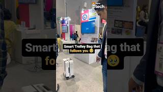 Smart Trolley Bag that follows you 🥹 trolleybag ytshorts [upl. by Nowell]