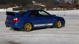 Snowdrift Winterfahrtraining Subaru STI [upl. by Nudd]