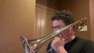 202425 TMEA AllState Jazz Tenor Trombone Etude 2 [upl. by Blinni802]