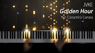 🦋 JVKE  Golden Hour 🦋 EPIC piano arr by Costantino Carrara [upl. by Broadbent]