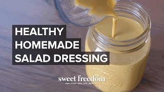 Healthy Homemade Nutritional Yeast Salad Dressing Recipe [upl. by Dylan676]