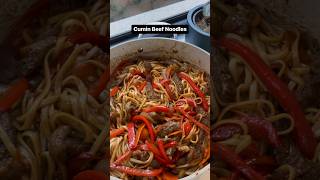 Cumin Beef Noodles cookingwell dinnerideas easyrecipe noodles [upl. by Arthur]