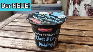 Ehrmann High Protein Choco amp Coco Pudding  NEUE SORTE  Nährwerte amp Zutaten  FoodLoaf [upl. by Aivalf929]