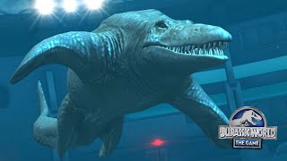 TYLOSAURUS ATTACK  Jurassic World  Aquatic [upl. by Nibor]