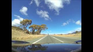 Driving from Sydney to the Australian Snowy Mountains and Lake Jindabyne [upl. by Elmajian]