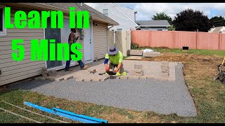 How to lay pavers [upl. by Ennoid]