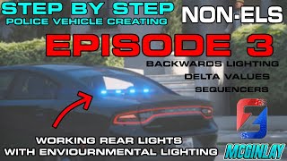 CREATING A NON ELS POLICE VEHICLE STEP BY STEP  EPISODE 3  REAR LIGHTING AND DELTAS  ZMODELER 3 [upl. by Lisabeth]