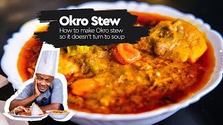 How to prepare the Best Sweet and slippery CrowdPleasing Okro Stew for Banku [upl. by Emery]